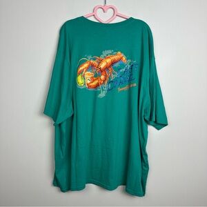 Tommy Bahama Green Crawfish Last Crawl Graphic Tee Size 2XL